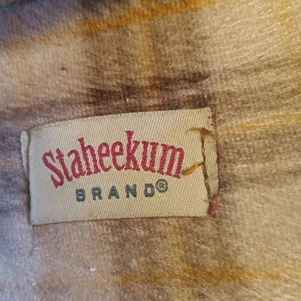Staheekum Men's Flannel Lined Suede Sierra Moccasin Slippers Sz 13
